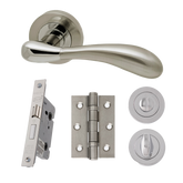 Venus Privacy Chrome & Nickel Tone